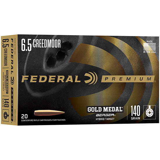 FED GOLD MEDAL 6.5CREED 140GR BERGER 20/10 - Sale